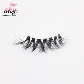 Special Lifting Lashes for Hooded Eyes Thick Outer Corner Fake Eyelashes Handmade 3D Layered Lash Strips for Eye Makeup