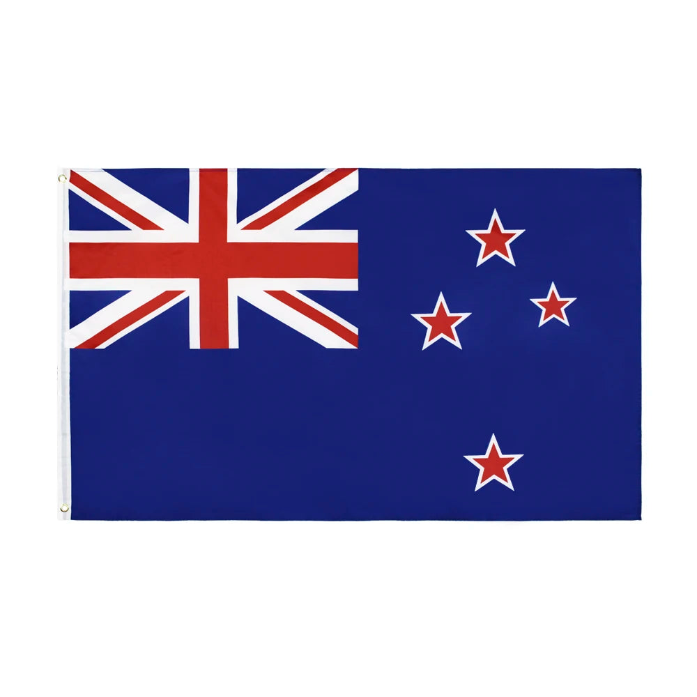 Ready to Ship 100% Polyester 3x5ft Stock Printed NZ New Zealander New Zealand Flag
