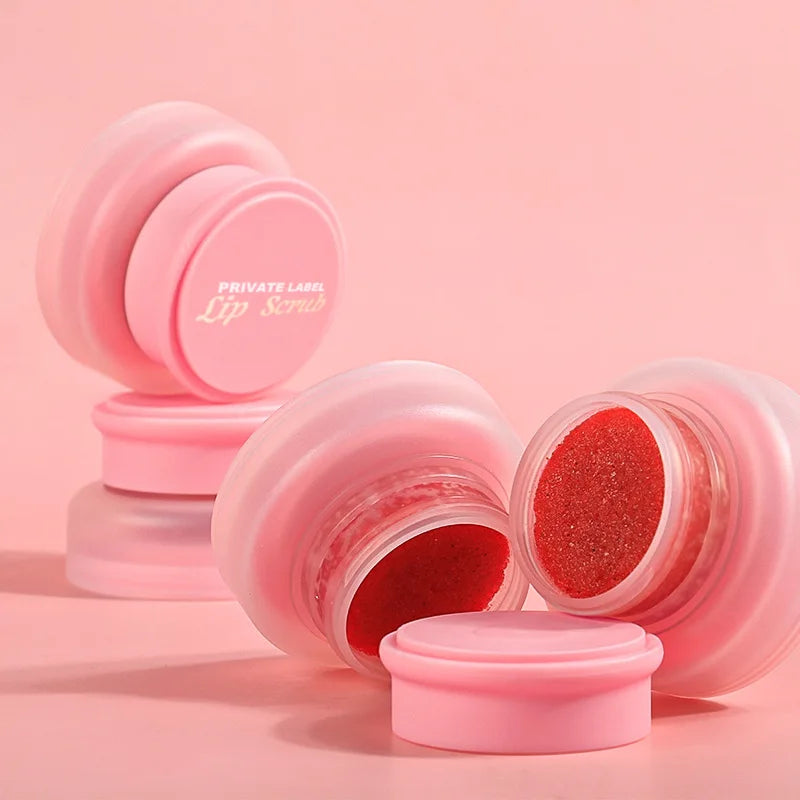 Hot Selling Professional Lip Exfoliating Scrub Anti-wrinkle Moisturizing Lips Facial Scrub Cream With Logo Lip Care