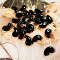 HZ Factory New Obsidian Necklace Crystals And Healing Stones Jade Magatama Pendant