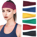 HZO-24004 Hot Selling High Elastic Light Thin Sweat Band Unisex Running Cycling Men Women Sports Headband Custom Logo