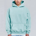 OEM Luxury Oversized Solid Hoodie Men 100% Cotton Pullover Sweatshirt Custom Logo French Terry Knitted Fabric 400/460gsm