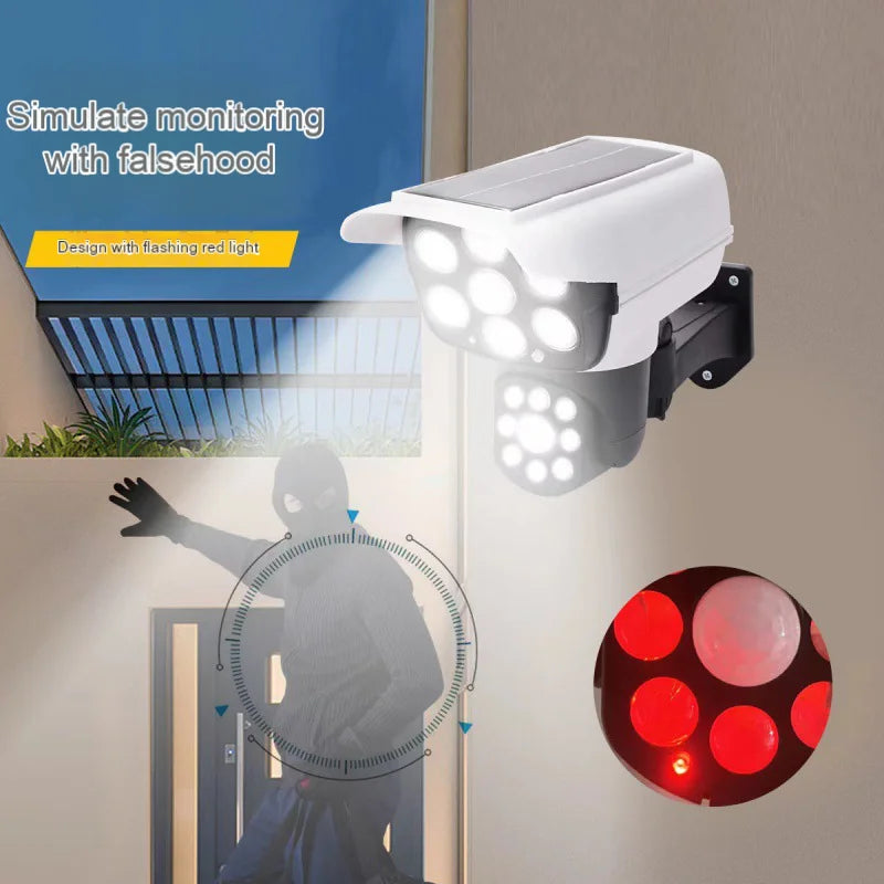 Hot Sell 18650 Battery Powered Security Garden Solar Lights Outdoor Waterproof Led Wall Lamp