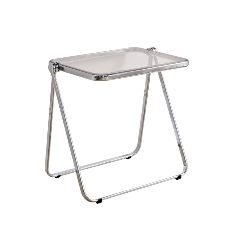 Modern Home Bedroom Balcony Portable Table Chair Combination Acrylic Transparent Folding Display Racks Net Red Ins Display Racks
