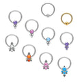 ASTM F136 Titanium 16G Captive Bead Ring Earrings Cartilage Helix Daith Lobe Ear Nipple Eyebrow Nostril Piercing Jewelry