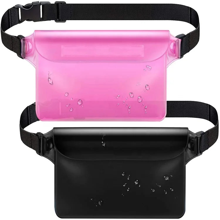 Hot Sale Water Proof Belt Pack Custom Transparent PVC Fanny Pack Waist Bag for Men Kids