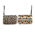Ready to Ship Wholesale Neoprene Full Color Printing Women Cosmetic Makeup Pouch with Wristlet Strap