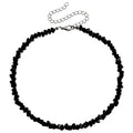 Trendy Women's Resin Beaded Necklace Charm Choker Diamond Letter-shaped Pattern for Wedding Anniversary or Gift