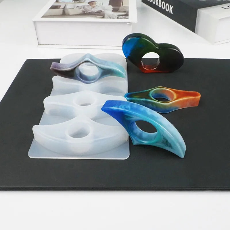 Handmade Thumb Bookmark Silicone Mold DIY Book Page Holder Resin Mold