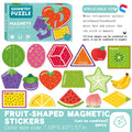 Animal-Shaped Fridge Magnets for Spelling Learning 3 Symbols and 0-9 Numbers Educational Magnetic Letters for Kids