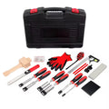 Complete 87-Piece Wood Carving Tools Set Includes Screwdriver Customizable Packaged in Hard Case