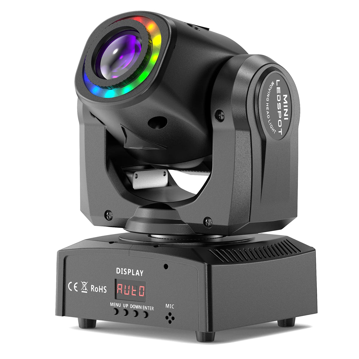 U`King 50W LED Beam Moving Head Lights Pattern Shaking Head Stage Effect Lighting Led RGBW Beam Stage Light MegaBDM