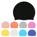 Wholesale 100% Silicone Custom Color Children's Men's Swimming Cap Custom Logo Waterproof Eco-friendly for Pool Sea Water Use