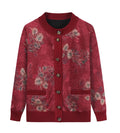 Huachao Hot Sell Keep Warm Women Sweater Fleece Cardigan Knit Sweater Coat Long Sleeve Knit Sweater Women