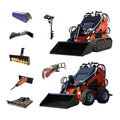 Automatic 700kg Mini Skid Steer Loader Stump Grinder Mini Skid Steer Cheap Mini Sit in Skid Steer