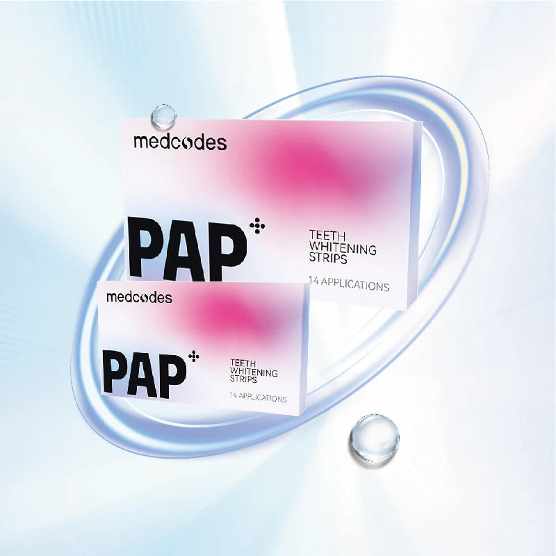 100% Effective Customize Logo PAP Teeth Whitening Strips Private Label Dental Whitening Strips