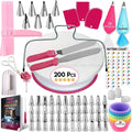OEM 200pcs/set Cake Decorating Supplies Kits Decorative Cake Stand Molde Pastel Pastry Silicon Mold