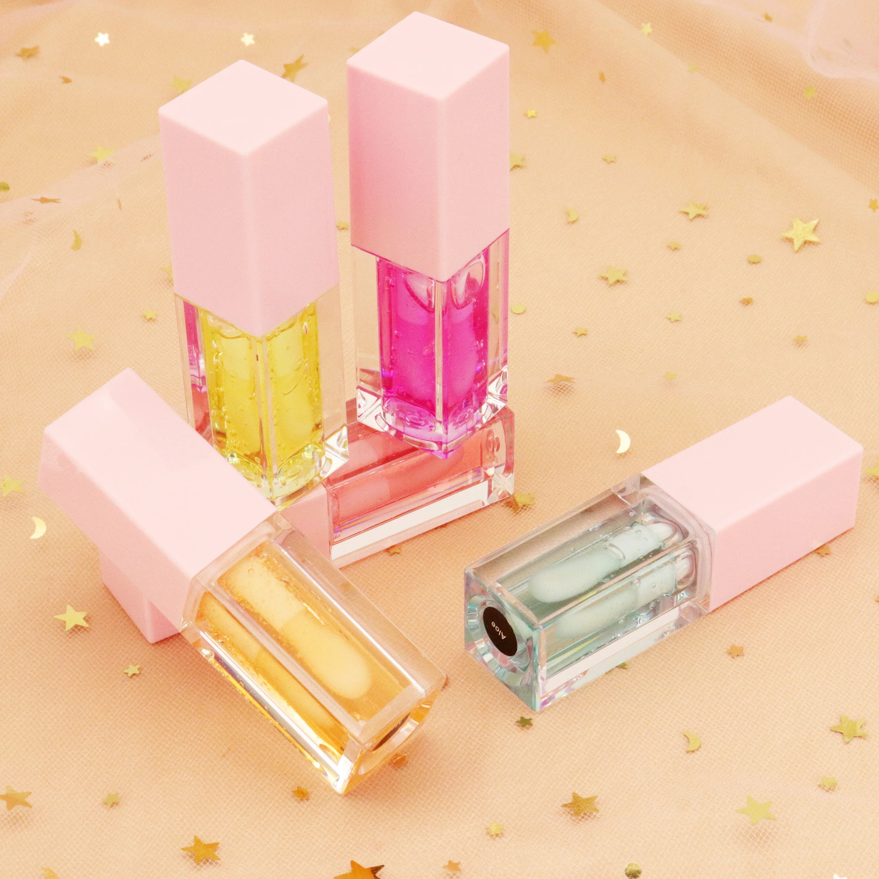 Professional Makeup Vegan Lip Oil Customization Your Private Label Lip Oil Hydrating Tinted Plump Lip Gloss