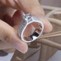 MSR-1371 Messi Customized Jewelry 18K 1CT IGI Lab Diamond Ring Wedding Diamond Engagement Ring