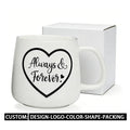 Hot Selling Custom logo Gift Box Set Thermostatic Cup Vaccum Flask Ceramic Tea Coffee Mug for Mothers Day Valentine Wedding