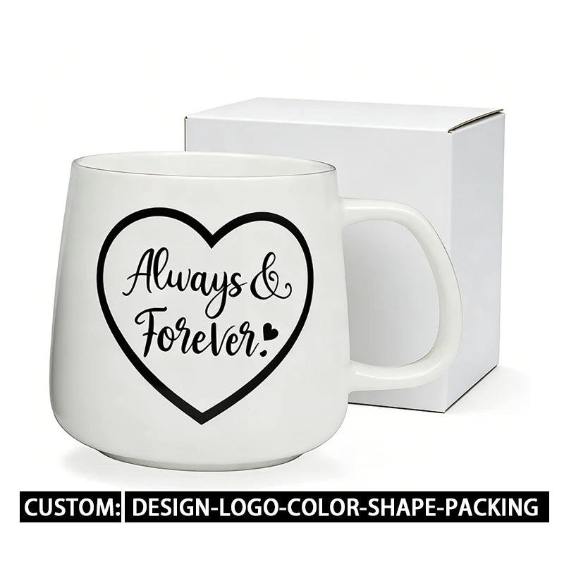 Hot Selling Custom logo Gift Box Set Thermostatic Cup Vaccum Flask Ceramic Tea Coffee Mug for Mothers Day Valentine Wedding