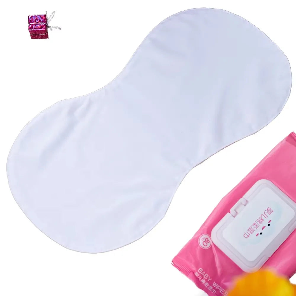 RubySub Custom Sublimation Burp Cloth Infant Burp Cloth Organic Burp Cloths Newborn Bibs