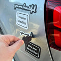 Custom Car Magnet Strong Auto Promotion Sticker Decal Business Logo Real Estate Advertising Sign for Van Truck Magnetic Stickers