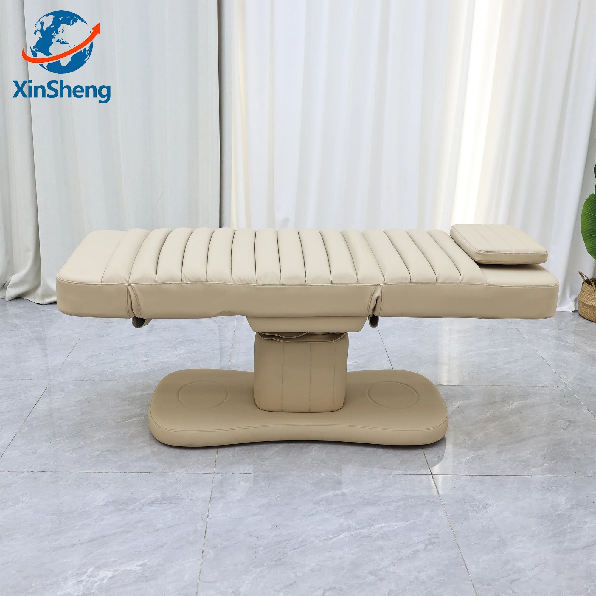 Adjustable Manual Synthetic Leather Modern Multifunction Treatment Beauty Salon Bed Spa Facial Massage Bed