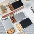 112*80*14mm Reusable Rectangular Tinplate Storage Box with Slide Top Dental Floss Travel Tin Containers Metal Tin Box