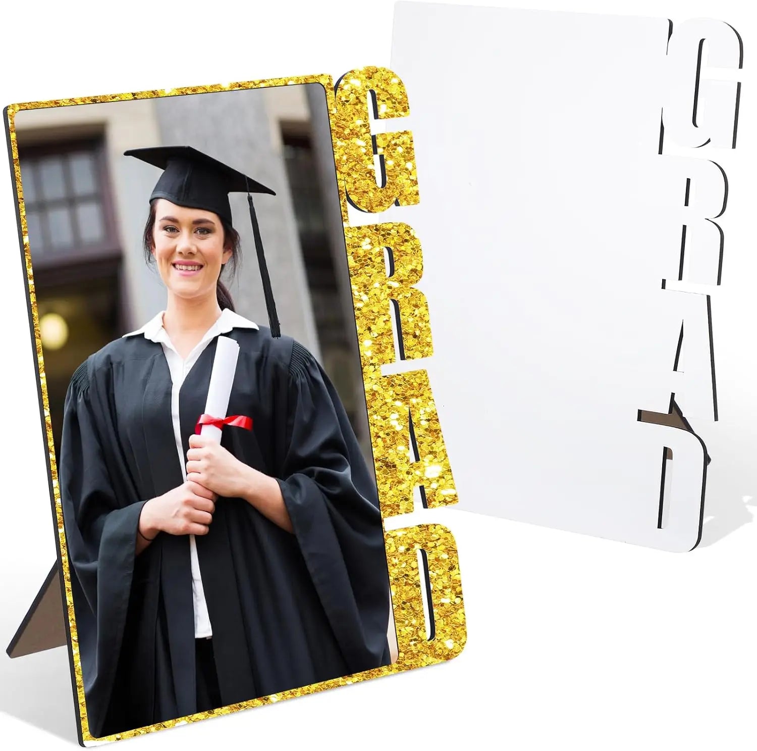 DIY Photo Graduation Photo Frame 2026 Middle School Sublimation Blanks Picture Frame for Desktop Souvenir Custom