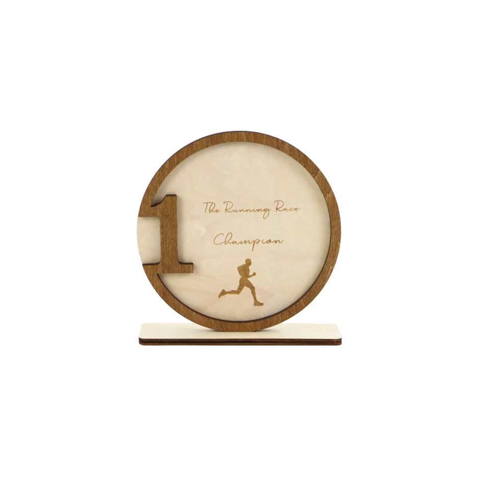 Factory Direct Custom Wooden Awards Plaques Crafts MEDALS and Trophies Sports Medal Ornaments