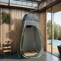 Wind Valley Waterproof Outdoor Sauna Tent Portable Pop-Up Changing Room for 1 Person Dressing & Changing Facility