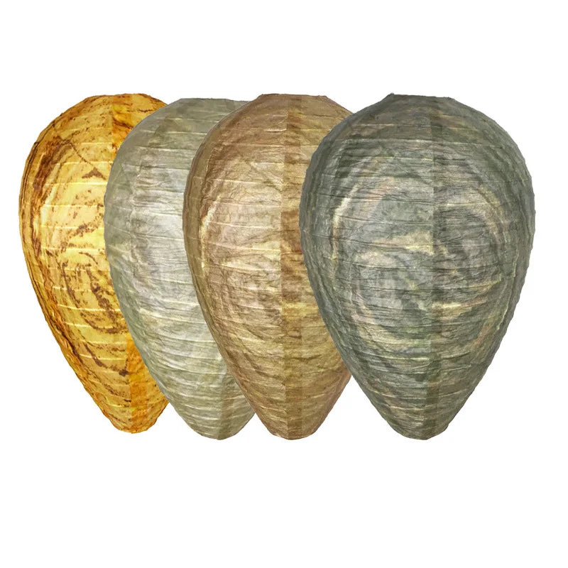 11Inch Hanging Lantern Outdoor Garden Waterproof Wasp Nest Decoy Wasp Deterrent