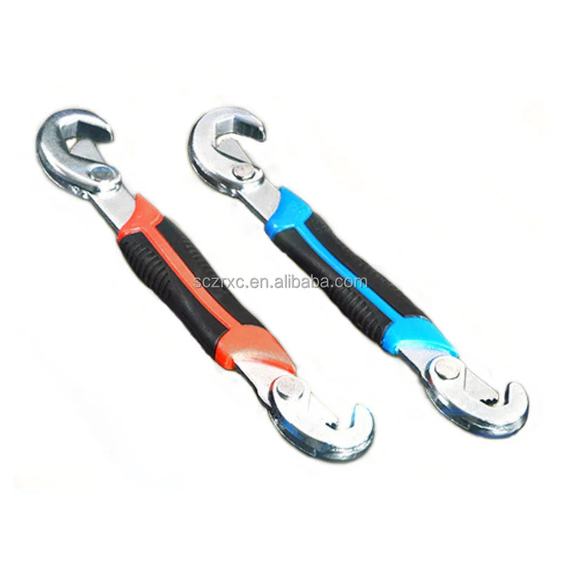 8 Inch Adjustable Industrial Anti-Slip Steel Pipe Wrench Double Torque Universal for Water Pipe Repair Multi-function Custom OEM