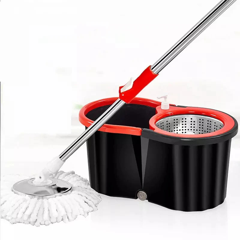 Best Selling Wholesale 360 Cyclone Perfect Twist Stainless Steel Dust Mop with Telescopic Handle Mini Mop Wringer