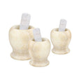 High Quality Stone Granite Mortar and Pestle Moon Manual Hand Food Blender Vegetable Chopper