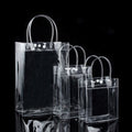 Good Quality Reusable Strong Custom logo Transparent Pvc Shopping Bag