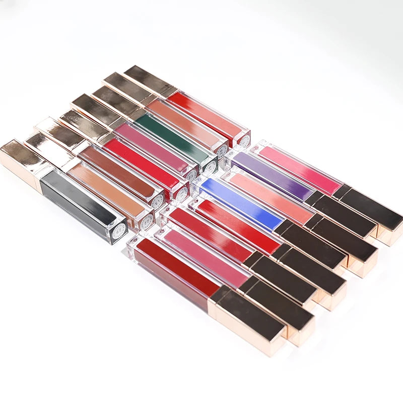 Customized Logo New Arrive Private Label Vegan Lipstick Make up 31colors Matte Waterproof Liquid Lipstick
