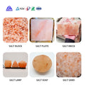 Himalayan Bath Salt Crystals Pakistan Carved Technique Large Lamps Animals Lick Wall Slabs for Sauna Room Tiles Brick Wall Tiles