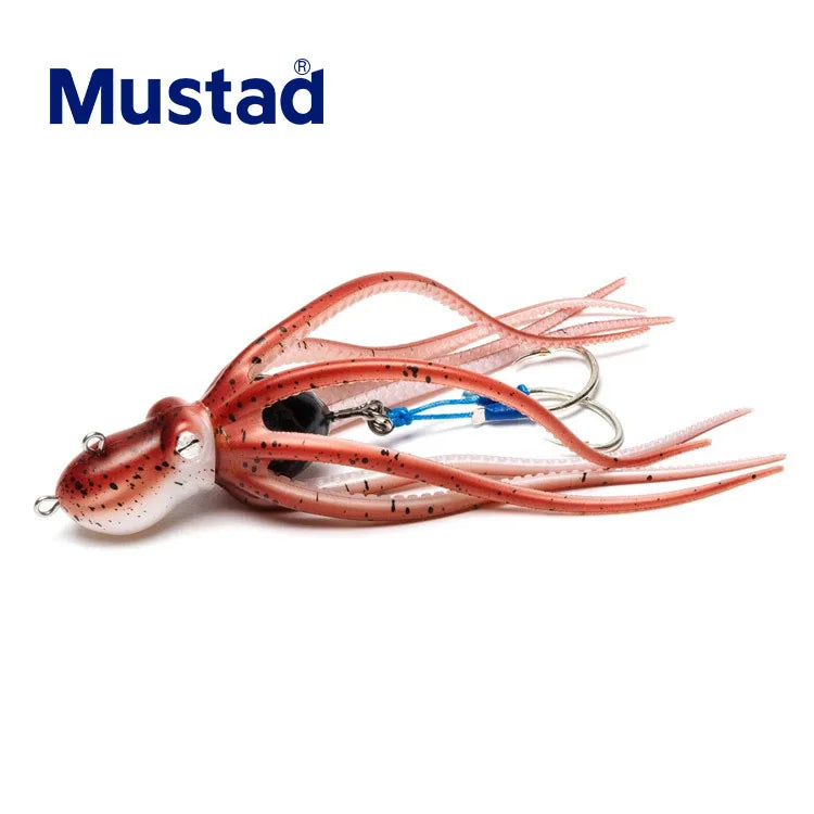 MUSTAD INKVADER OCTOPUS Squid Soft Jig 10816NP Hook 10pcs Inkvader Tablets for Free 100% Original Product