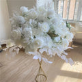Wedding Flower Arrangements Custom White Table Centerpiece Flower Artificial Flower Ball