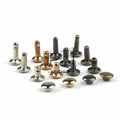 6mm 8mm Metal Double  Rivets Studs Round Rivet for Leather Craft Bag Belt Garments Hat Shoes