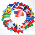 2026 World Soccer Fans Hand Flags Mini Hand Waving Flags Hand Held Country Flags in Stock