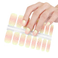Huizi Sheet Self-adhesive Nail Sticker Eco-friendly Waterproof Ombre Style Nail Polish Sticker
