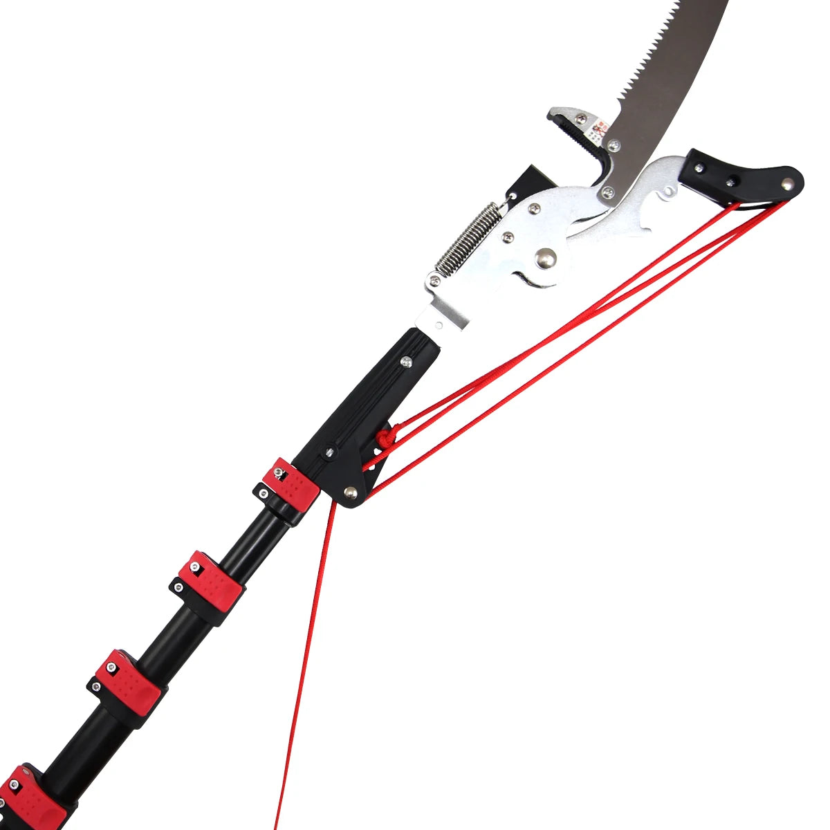 High-Grade Industrial for Extentool Telescopic Flip Clamp Lock Device Scissors Pole with Tree Pruning Saw Pruning High Branches