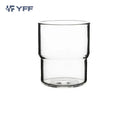 Fashion High Borosilicate clear Glass Single Wall Ins Mousse Cup Beer/juice/milk /coffee Cup