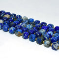 Factory Wholesale Price 100% Natural 8*8mm Faceted Lapis Loose Gemstone Beads
