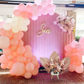Party Decoration Supplies Circle Wedding Velvet Fabric Round Wall Balloon Backdrop
