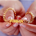 Customized Mini Stainless Steel Alphabetic Bracelets Gold Plated Logo Jewelry Personal Names Letter Fashion Charm Bracelets
