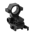 Focuhunter 1'' 30mm QD Vertical Horizontal Adjustable Anodized Aluminum Matte Black Universal Light Mount Riser Accessories